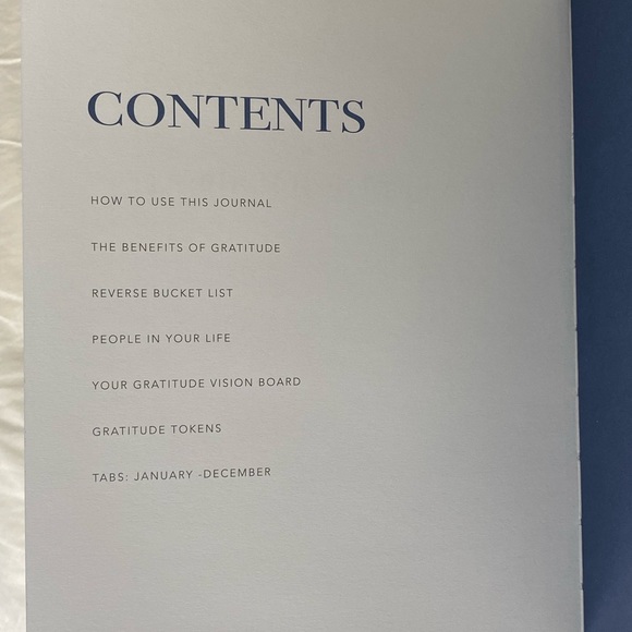 Hardcover Grey Felt Gratitude Journal - Picture 2 of 7